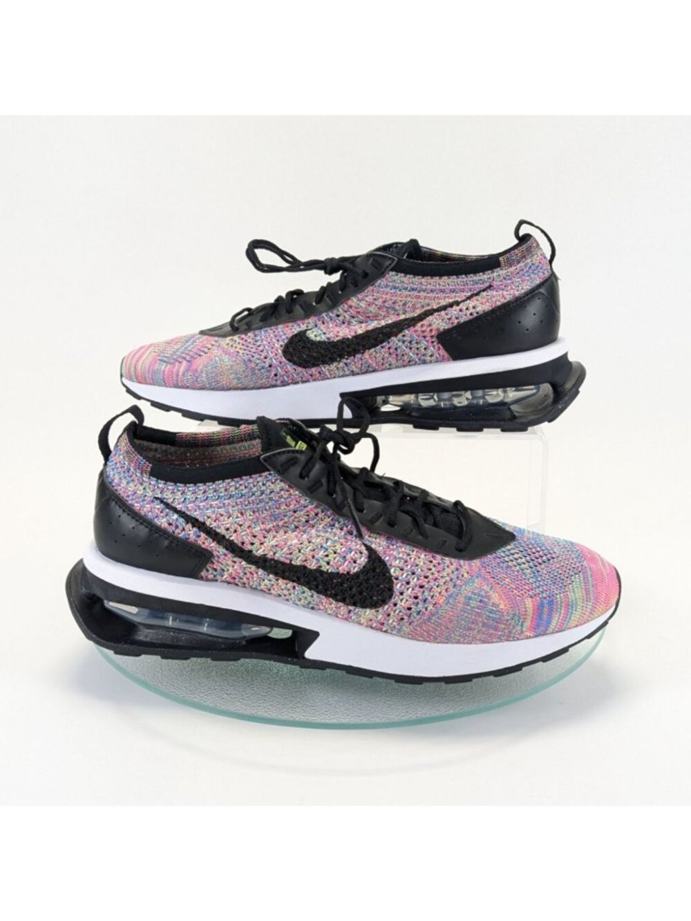 Nike Air Max Flyknit Racer Running Shoes DM9073-300 Pink Blast Womens Size 10.5